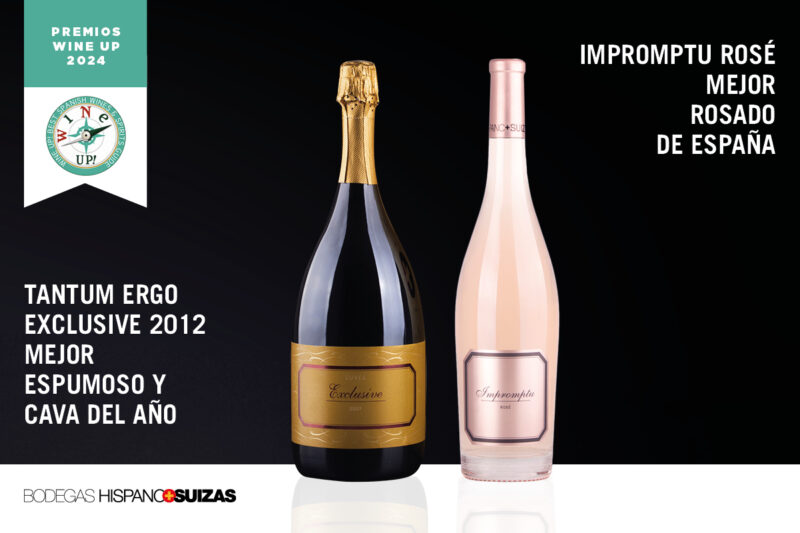 La guía Wine Up sitúa al Tantum Ergo Exclusive como mejor espumoso y al Impromptu Rosé como mejor rosado de España